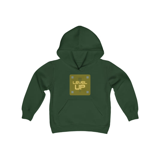Level Up Youth Heavy Blend Hooded Sweatshirt